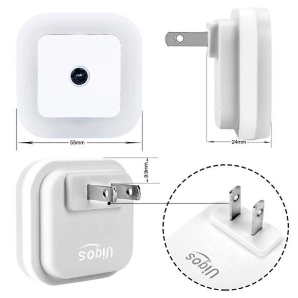 LED Night Light Lamp with Smart Sensor Dusk to Dawn Sensor, Daylight White, 0.5W - Picture 6 of 7